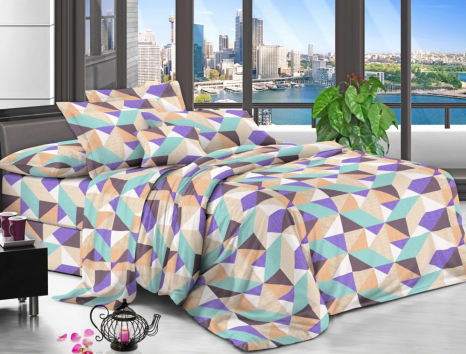 Полуторный набор постельного белья 150*220 из поликотона №204257 Черешенка™