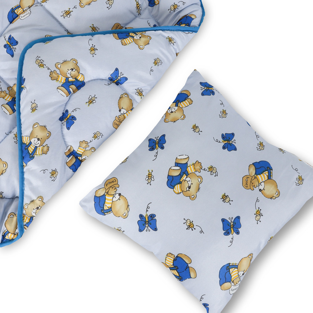 Комплект дитяча ковдра 105x135 + подушка 50x50 №2127