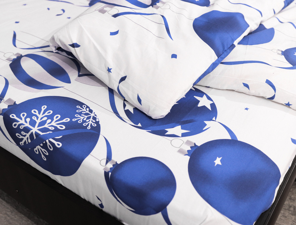 Двоспальний набір постільної білизни 180*220 із Бязі "Gold" №151813 Черешенька™