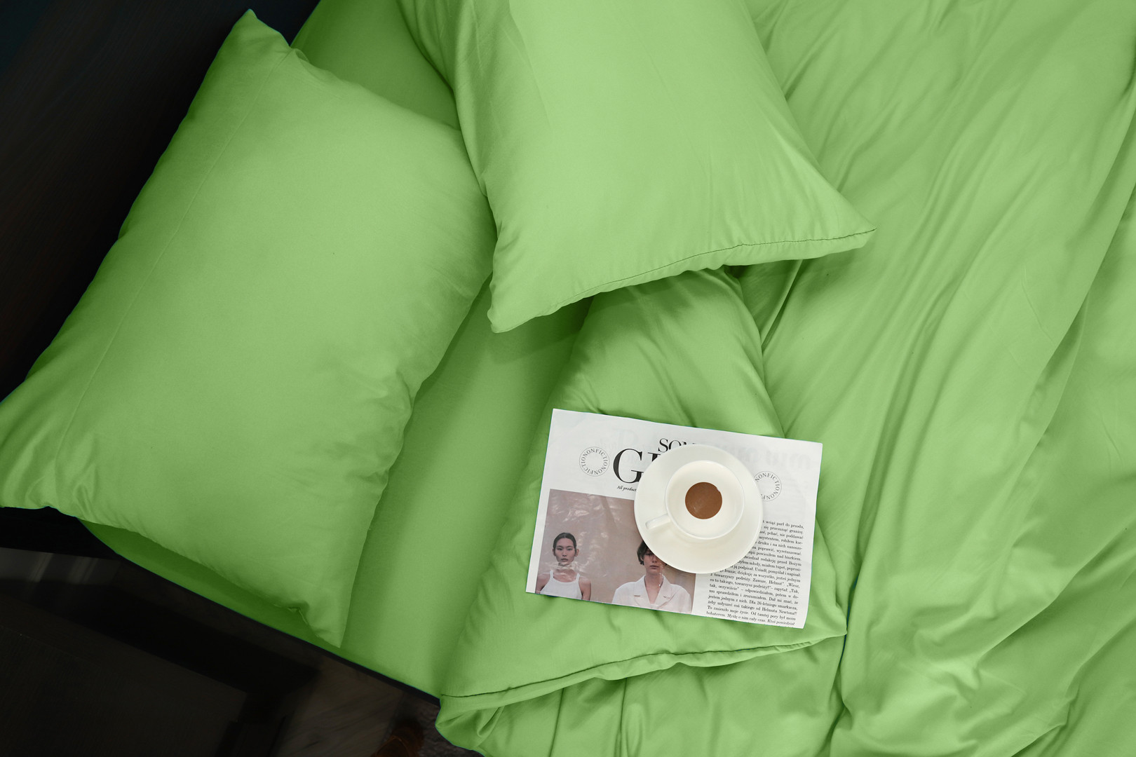 Сімейний набір постільної білизни 240*220 із мікрофібри №200237 Черешенка™