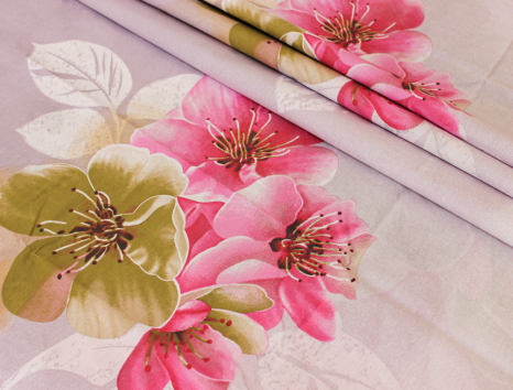 Тканина для постільної білизни Бязь "Gold" Lux "Квіткова весна" GL625