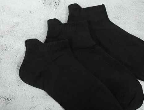 Мужские носки Корона короткие чёрные (41-47) №AY111-5
