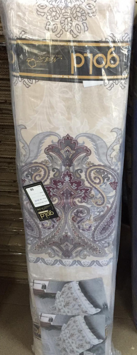 Ткань для постельного белья Бязь "Gold" Lux "Абстракция"GL7035