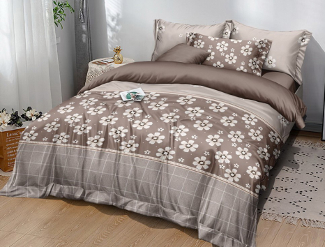 Двоспальний набір постільної білизни 180*220 із Бязі "Gold" №154796AB Черешенка™