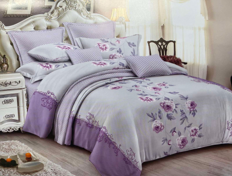 Евро макси набор постельного белья 200*220 из Сатина №2247AB Черешенка™