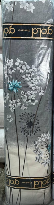 Тканина для постільної білизни Бязь "Gold" Lux GL3531grey-gold