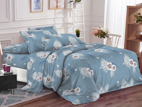 Полуторний набір постільної білизни 150*220 із полікотону №206400 Черешенька™