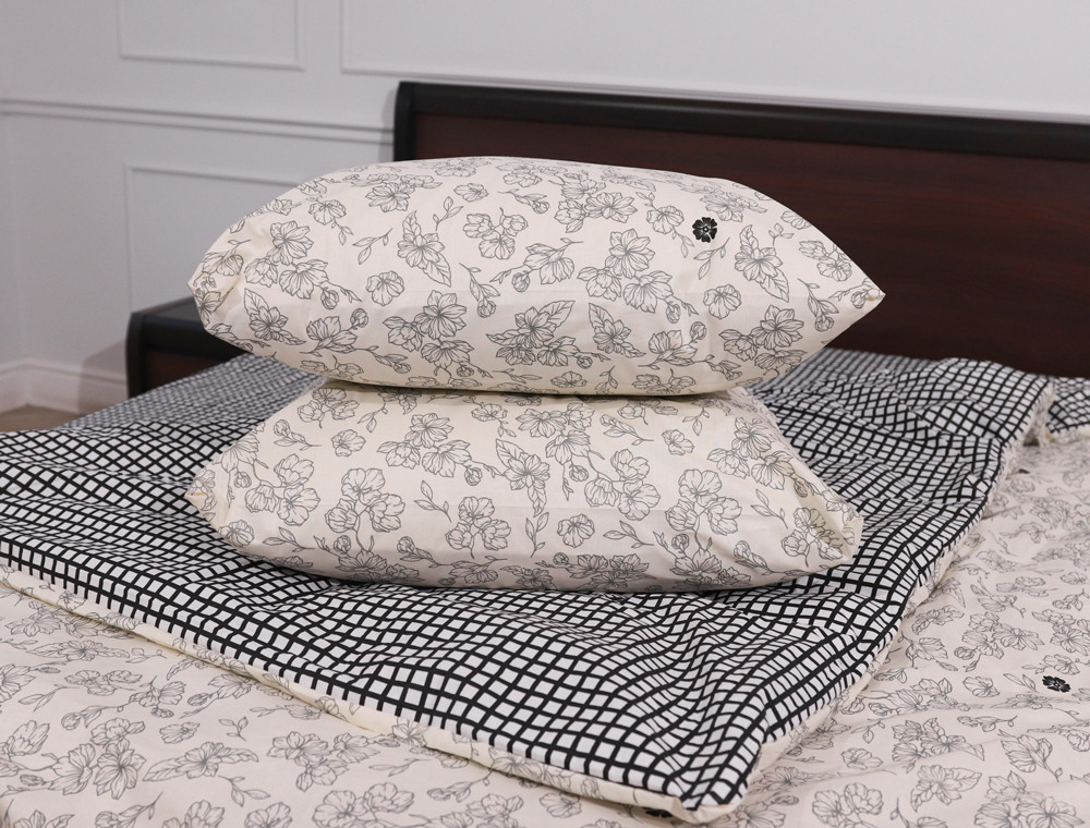 Полуторный набор постельного белья 150*220 из Бязи "Gold" №153114АВ Черешенка™