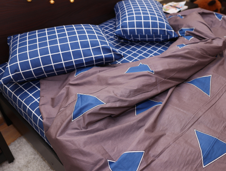 Евро макси набор постельного белья 200*220 из Сатина №433AB Черешенка™