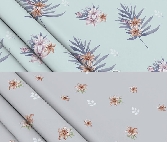 Ткань для постельного белья Ранфорс R-3398 (A+B) - (50м+50м)