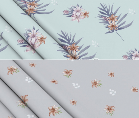 Ткань для постельного белья Ранфорс R-3398 (A+B) - (50м+50м)