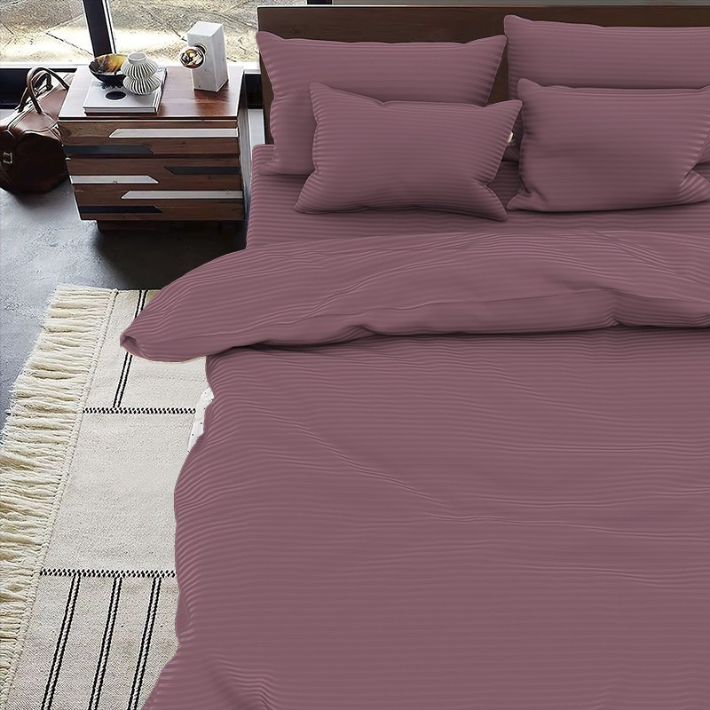 Тканина для постільної білизни Бязь "Gold" Lux однотонна GLS0905-wine (50м)