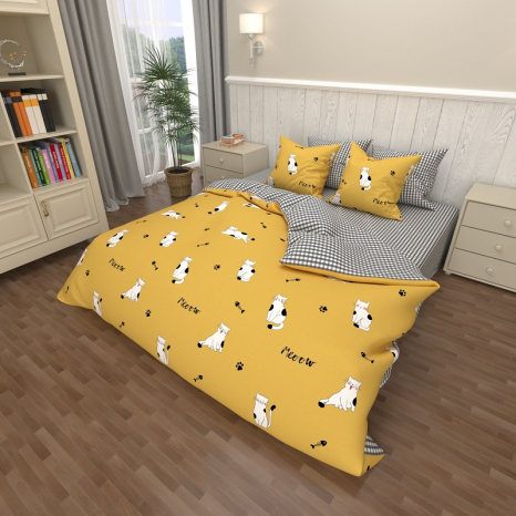 Ткань для постельного белья Бязь "Gold" Lux GL7626 (A+B) - (50м+50м)