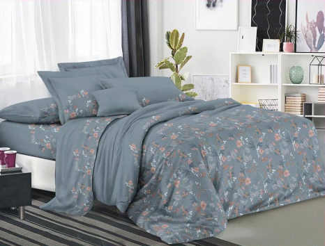 Полуторний набір постільної білизни 150*220 із полікотону №203541 Черешенька™