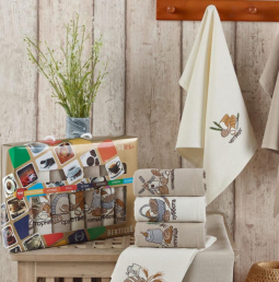 Набір кухонних рушників Nilteks Bertille Ekmek 40*60 (7 шт)