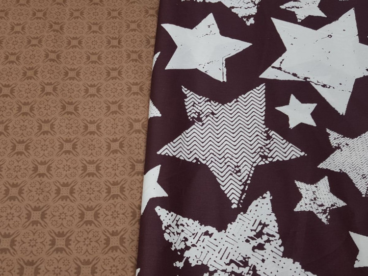 Ткань для постельного белья Сатин S-102 (A+B) - (60м+60м)