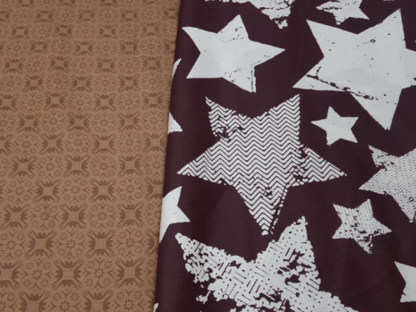 Ткань для постельного белья Сатин S-102 (A+B) - (60м+60м)