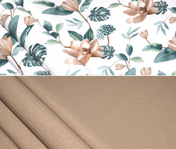 Тканина для постільної білизни Ранфорс R-4141 (A+B) - (50м+50м)