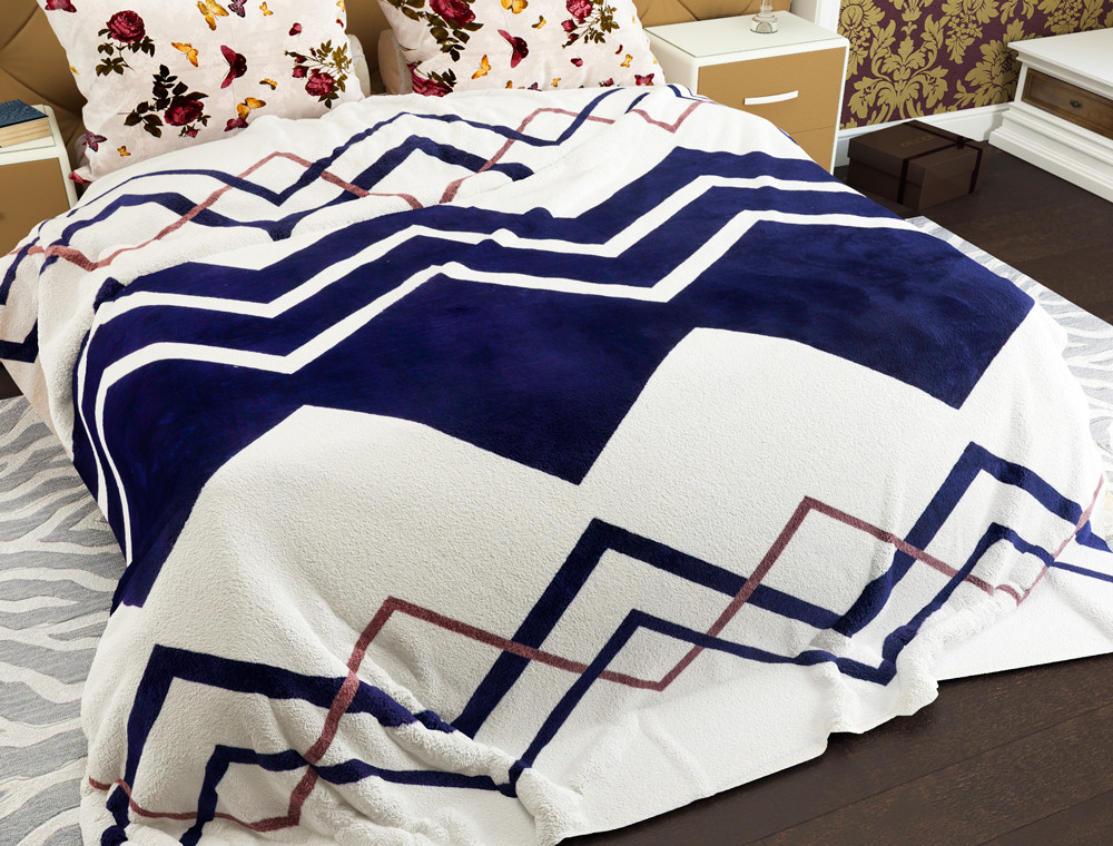 Полуторний флісовий плед №33330