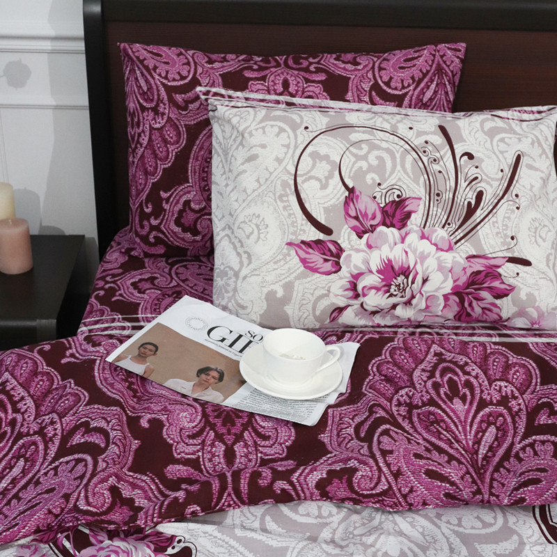 Семейный набор хлопкового постельного белья из Бязи "Gold" №156819 Черешенка™