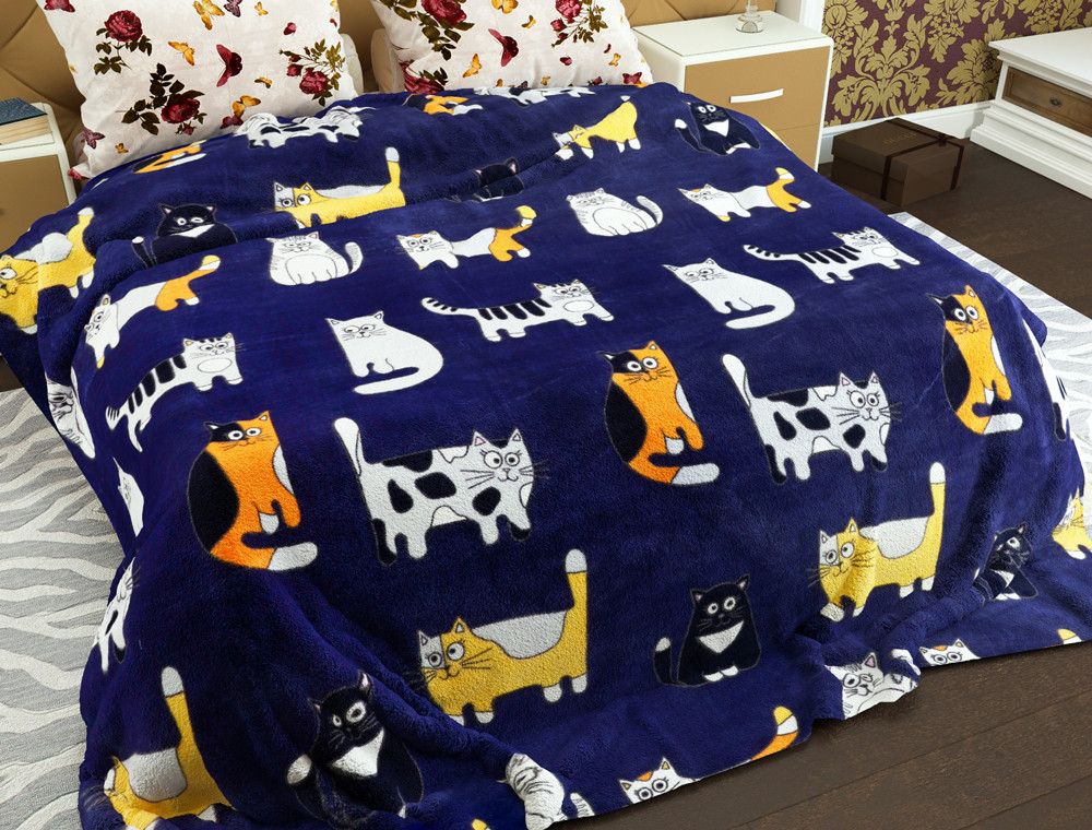 Полуторний флісовий плед №33895