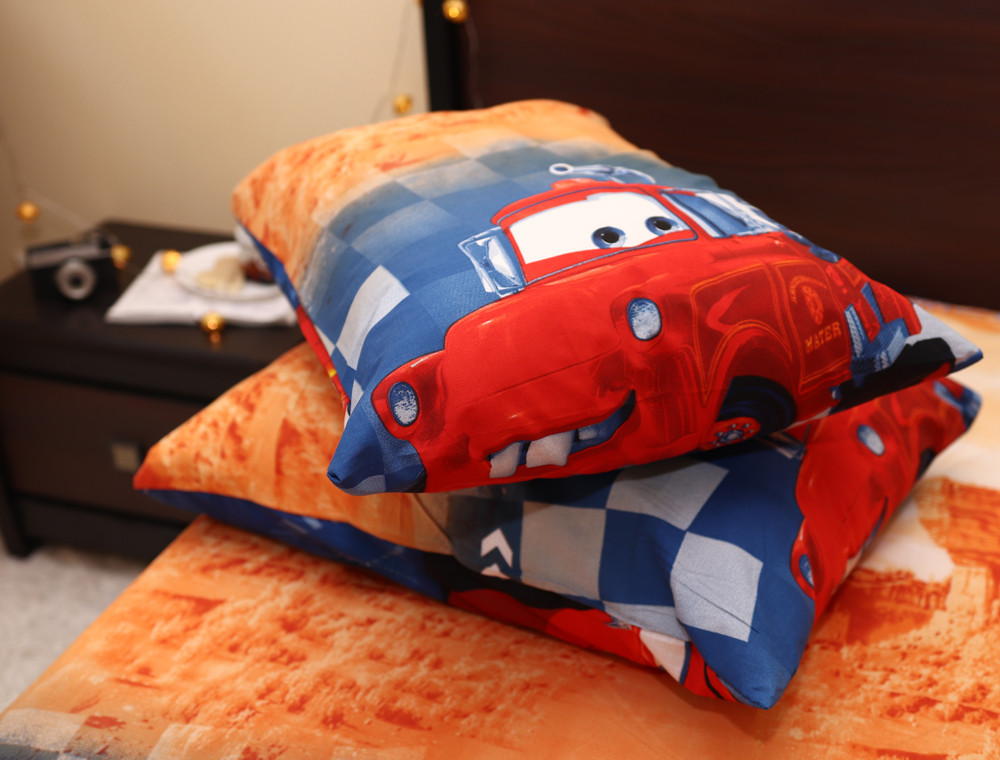 Полуторный набор постельного белья 150*220 из Ранфорса №17777 Черешенка™