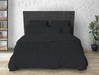 Стиль и минимализм в спальне, или как выбрать черную постель