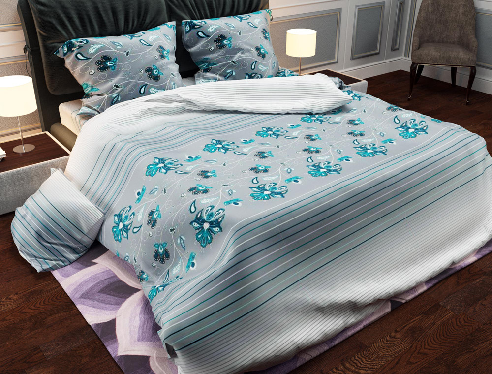 Тканина для постільної білизни Бязь "Gold" Lux GL998