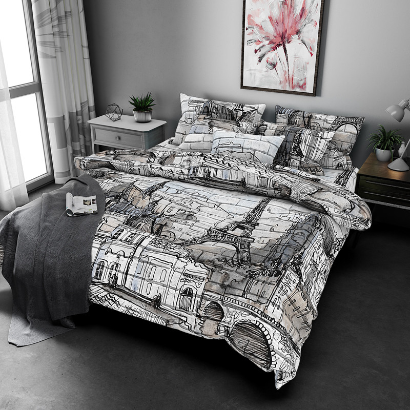 Ткань для постельного белья Бязь "Gold" Lux GL7836