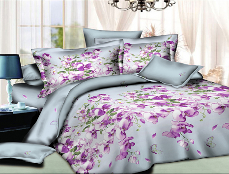 Полуторный набор постельного белья 150*220 из Ранфорса №181886AB Черешенка™