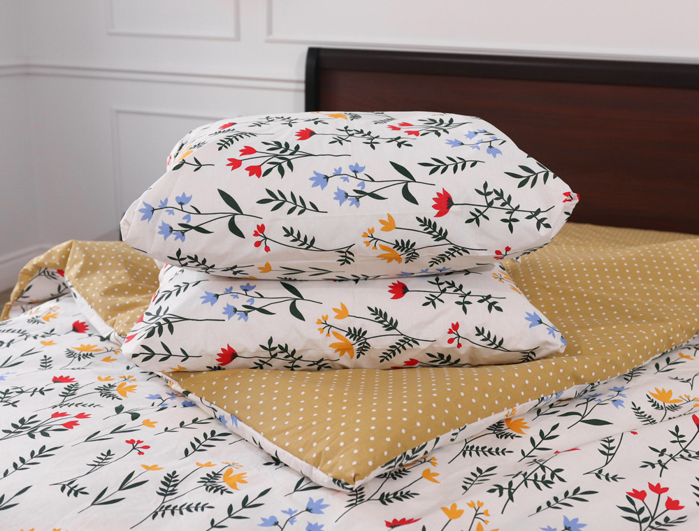 Двуспальный набор постельного белья 180*220 из Бязи "Gold" №151502AB Черешенка™