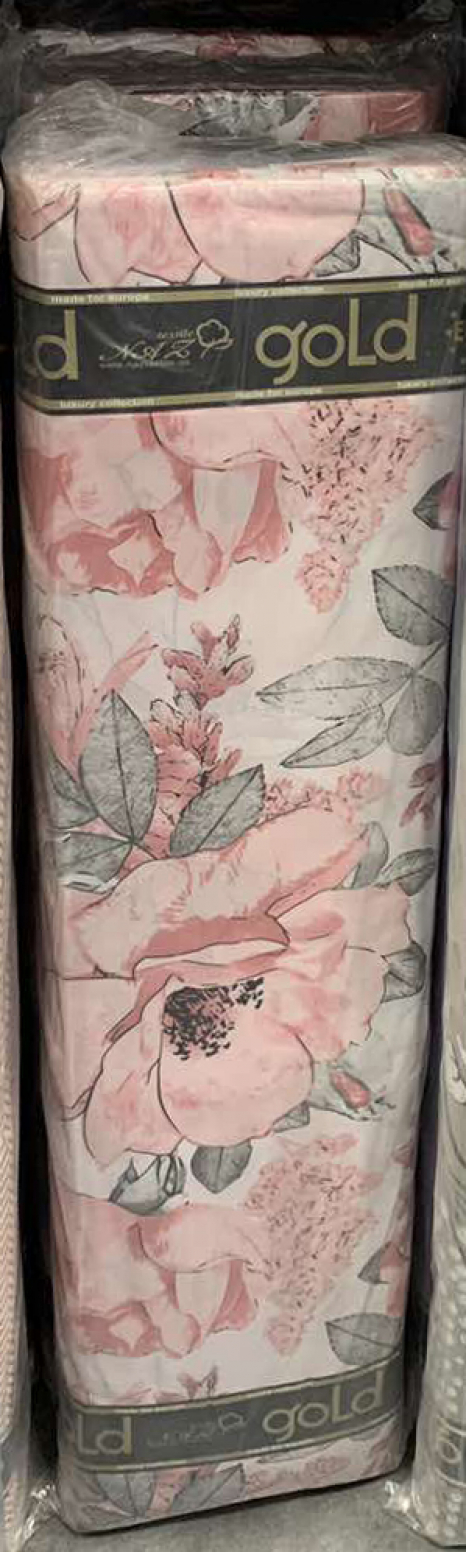 Ткань для постельного белья Бязь "Gold" Lux GL8008white