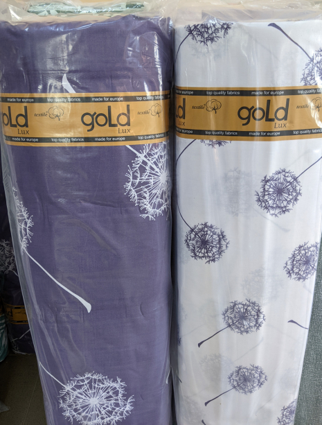 Тканина для постільної білизни Бязь "Gold" Lux GL1904 (A+B) - (50м+50м)