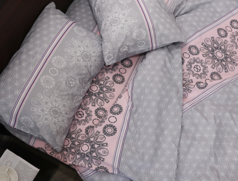 Евро макси набор постельного белья 200*220 из Бязи "Gold" №15506 Черешенка™