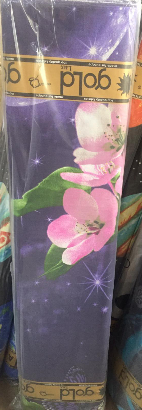 Ткань для постельного белья Бязь "Gold" Lux GL671