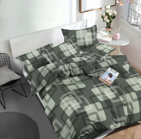 Тканина для постільної білизни Бязь "Gold" Lux GL50688green