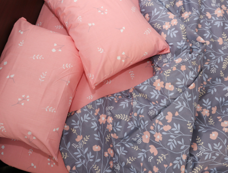 Евро макси набор постельного белья 200*220 из Бязи "Gold" №15587AB Черешенка™