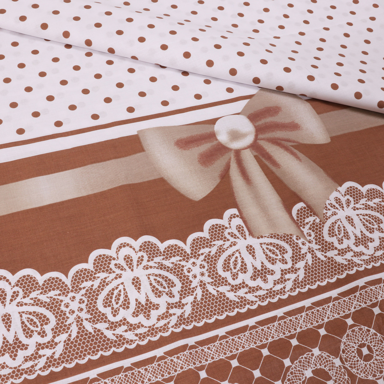 Тканина для постільної білизни Бязь "Gold" Lux "Святковий подарунок" GL016A