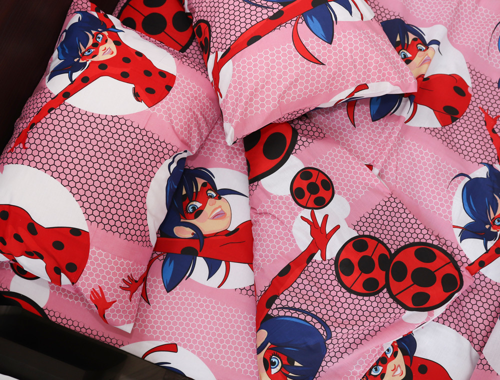 Полуторний набір постільної білизни 150*220 із Бязі "Gold" №16174 Черешенка™