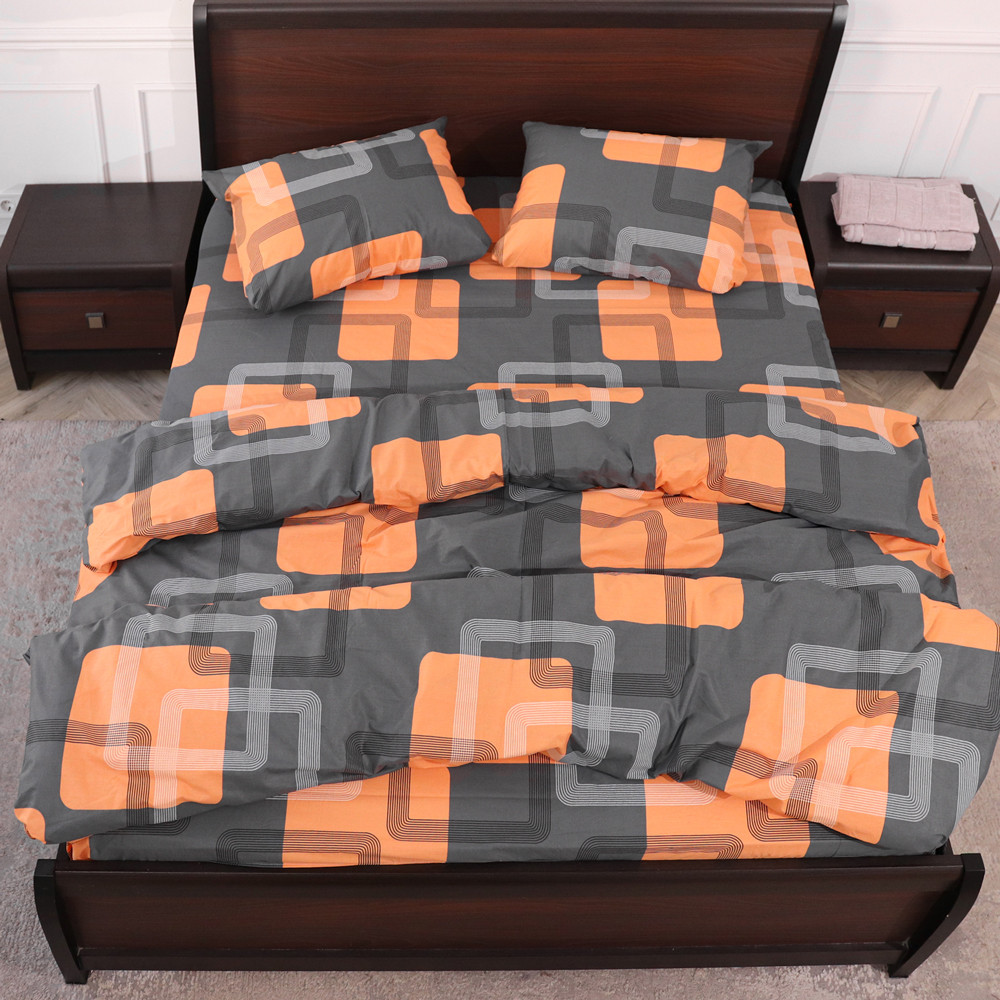 Двуспальный набор постельного белья 180*220 из Бязи "Gold" №155069 Черешенка™