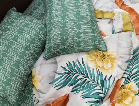 Семейный набор хлопкового постельного белья из Бязи "Gold" №154676AB Черешенка™