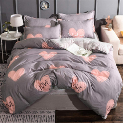 Полуторний набір постільної білизни 150*220 із Бязі "Gold" №154011 Черешенка™