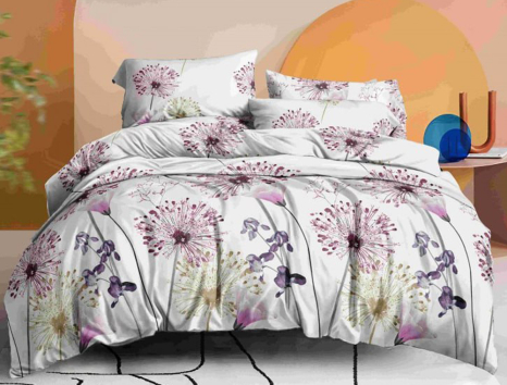 Сімейний набір постільної білизни 240*220 із полікотону №200082 Черешенька™