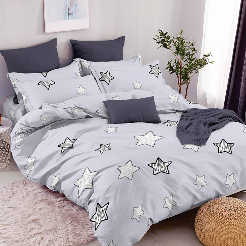 Ткань для постельного белья Бязь "Gold" Lux GL3394grey