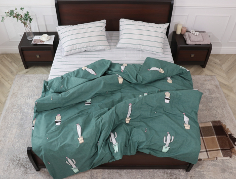 Семейный набор хлопкового постельного белья из Бязи "Gold" №153973AB Черешенка™