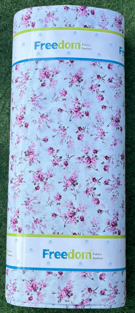 Тканина для постільної білизни Ранфорс R-11-72Lt blue (30м)