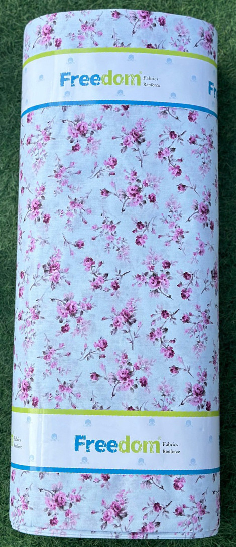 Тканина для постільної білизни Ранфорс R-11-72Lt blue (30м)