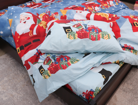 Семейный набор хлопкового постельного белья из Бязи "Gold" №153470 Черешенка™