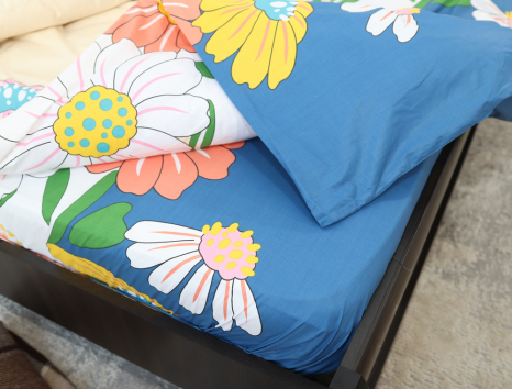 Семейный набор хлопкового постельного белья из Бязи "Gold" №154711 Черешенка™