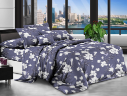 Тканина для постільної білизни Бязь "Gold" Lux GL3648blue